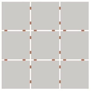 PASTILHA CERAMICA CERAL TLD AC  10X10 SOFT GREY  CX COM 1 METRO