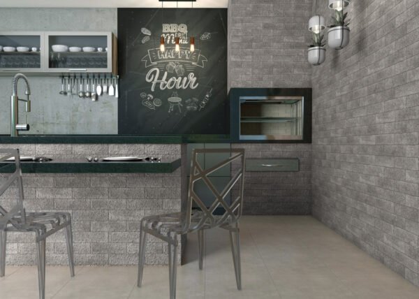 PASTILHA CERAMICA CERAL GR 7,5X25 BRICK CIMENTO CX COM 1,01 METROS - Imagem 3