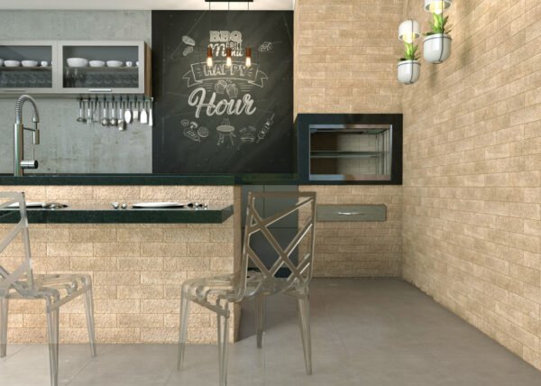 PASTILHA CERAMICA CERAL GR 7,5X25 BRICK BEGE CX COM 1,01 METROS - Imagem 3