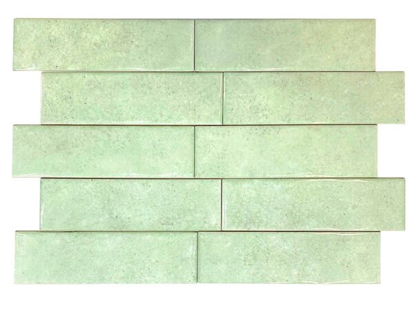 PASTILHA CERAMICA CERAL BR 7,5X25 AQUARELA MINT CX COM 1,01 METROS