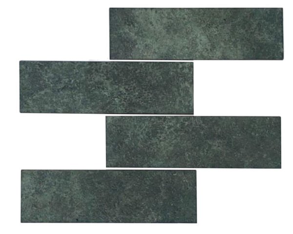PASTILHA CERAMICA CERAL AC 7,5X25 ELEMENT VERDE CX COM 1,01 METROS