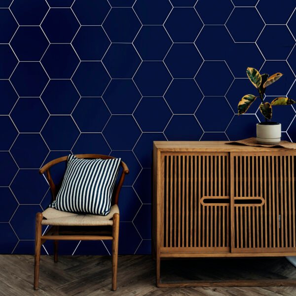 PASTILHA CERAMICA CERAL AC HEXAGONAL BLUE CX COM 1,02 METROS - Imagem 3