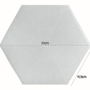 PASTILHA CERAMICA CERAL AC HEXAGONAL CONNECT WHITE CX COM 1,02 METROS