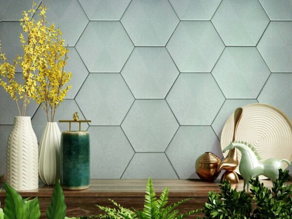 PASTILHA CERAMICA CERAL AC HEXAGONAL CONNECT GREEN CX COM 1,02 METROS - Imagem 3