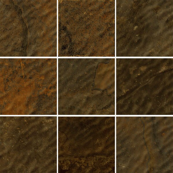 PASTILHA CERAMICA CERAL TLD AC 10X10  CORTEN CX COM 1 METRO