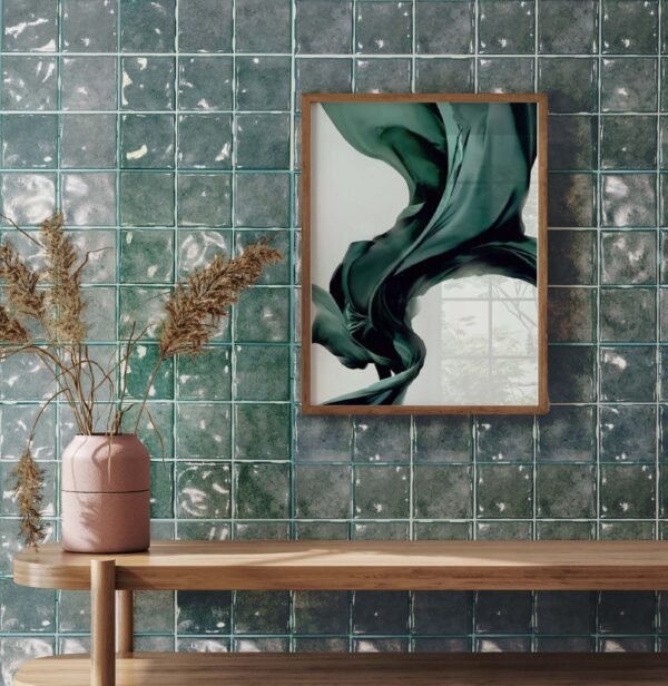 PASTILHA CERAMICA CERAL TLD BR 10X10  DIVERSITA VERDE CX COM 1 METRO - Imagem 3