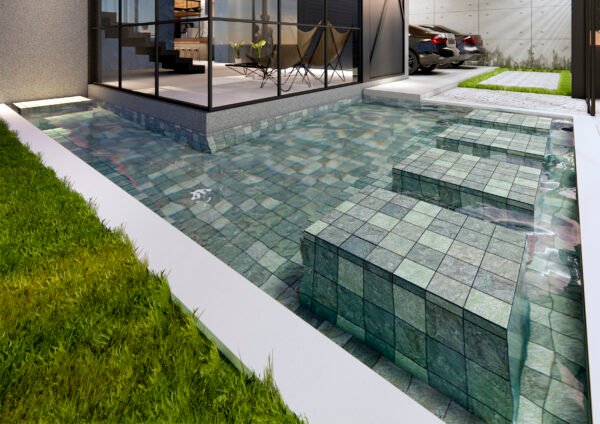 PASTILHA CERAMICA CERAL TLD AC 10X10  PHUKET BLUE CX COM 1 METRO - Imagem 3