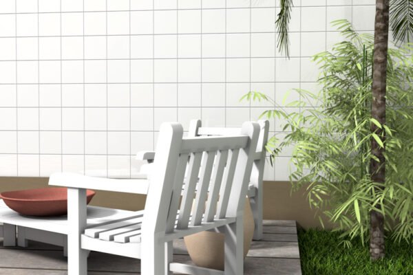 PASTILHA CERAMICA CERAL BR 20X20 BRANCO CX COM 1,69 METROS - Imagem 3