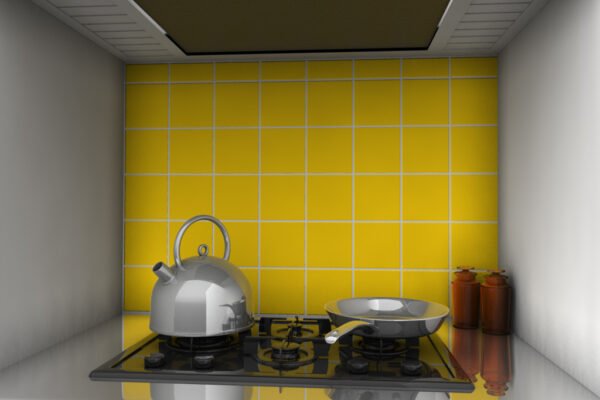 PASTILHA CERAMICA CERAL TLD BR 10X10  AMARELO CX COM 1 METRO - Imagem 3