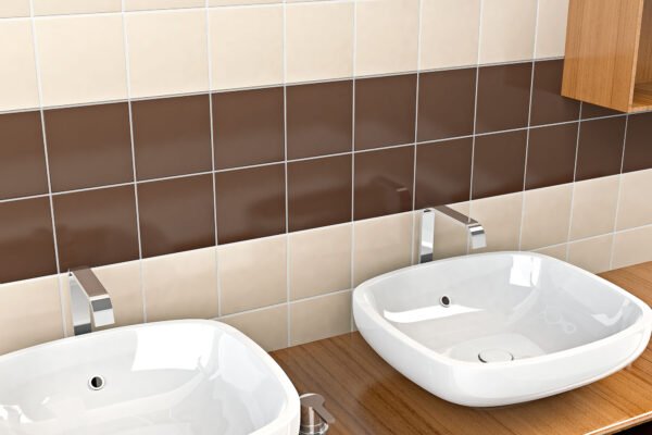 PASTILHA CERAMICA CERAL TLD BR 10X10  MARROM CX COM 1 METRO - Imagem 3