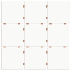 PASTILHA CERAMICA CERAL TLD AC 10X10 WHITE CX COM 1 METRO