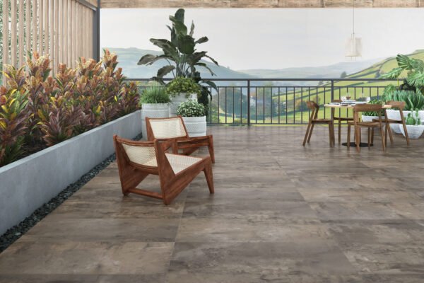 PISO PORCELANATO EMBRAMACO AC 62x122 GRAN OXIDO TAUPE CX COM 2,28 METROS - Imagem 3