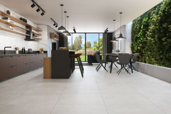 PISO PORCELANATO EMBRAMACO AC 83X83 Carbon Off White Plus CX COM 2,73 METROS - Imagem 4