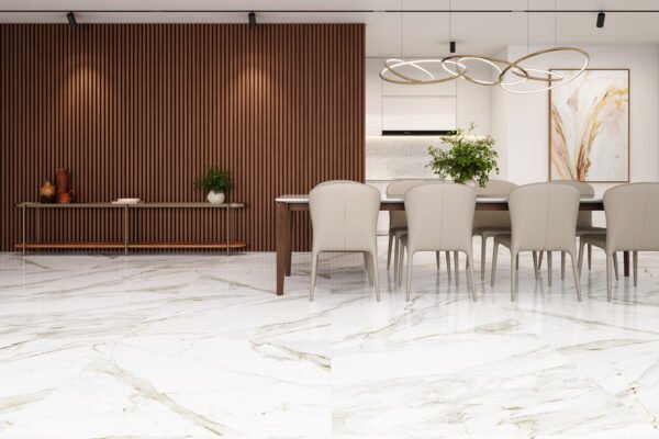 PISO PORCELANATO EMBRAMACO PO 82x82 Calacata Premium Lux Plus CX COM 2,02 METROS - Imagem 4