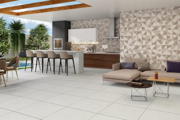 PISO PORCELANATO VIA ROSA AC 72X72 METROPOLE  DECO CX COM 2,59 METROS - Imagem 4