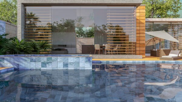 PISO PORCELANATO VIA ROSA GR 72X72 PETRA BLUE CX COM 2,59 METROS - Imagem 4