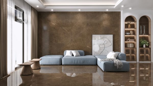 PISO PORCELANATO VIA ROSA PO 71X71 PULPIS BROWN CX COM 2,52 METROS - Imagem 4