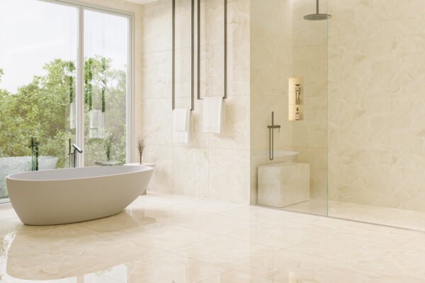PISO PORCELANATO VIA ROSA PO 71X71 ONICE  CX COM 2,52 METROS - Imagem 4