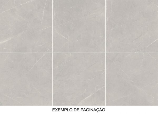 PISO PORCELANATO VIA ROSA PO 71X71 PULPIS GREY CX COM 2,52 METROS - Imagem 3