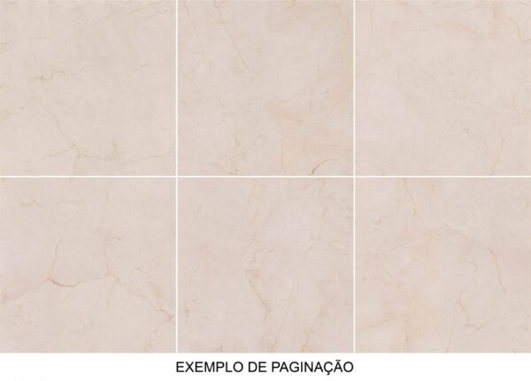 PISO PORCELANATO VIA ROSA PO 71X71 CREMA ORION CX COM 2,52 METROS - Imagem 3