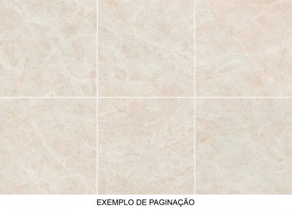 PISO PORCELANATO VIA ROSA PO 71X71 DURANGO CREME CX COM 2,52 METROS - Imagem 3