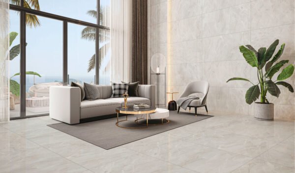 PISO PORCELANATO EMBRAMACO PO 62x121 Gran Quartzo Gabana Lux CX COM 2,26 METROS - Imagem 3