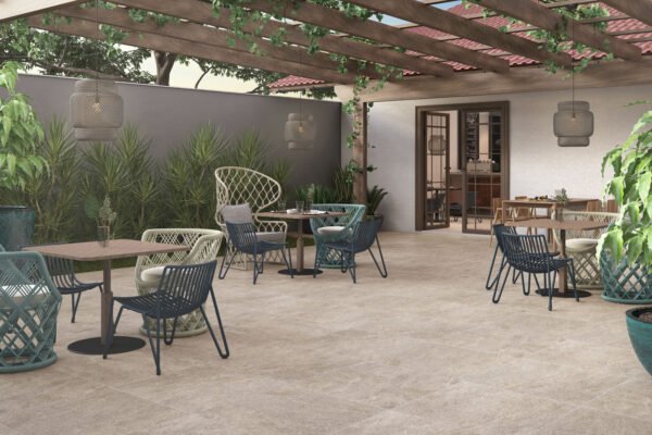 PISO CERAMICO EMBRAMACO GR 76X76 ARENITO BEIGE OUT RT76020 CX COM 2,87 METROS - Imagem 4