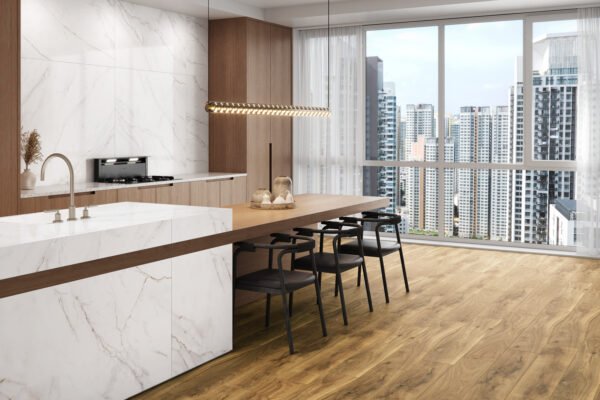 PISO PORCELANATO CASTELLI AC 20x122 BALMORAL CANELA CX COM 1,47 METROS - Imagem 4
