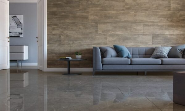 PISO PORCELANATO EMBRAMACO PO 62x121 Gran MARMI GRAFITE Lux CX COM 2,26 METROS - Imagem 4