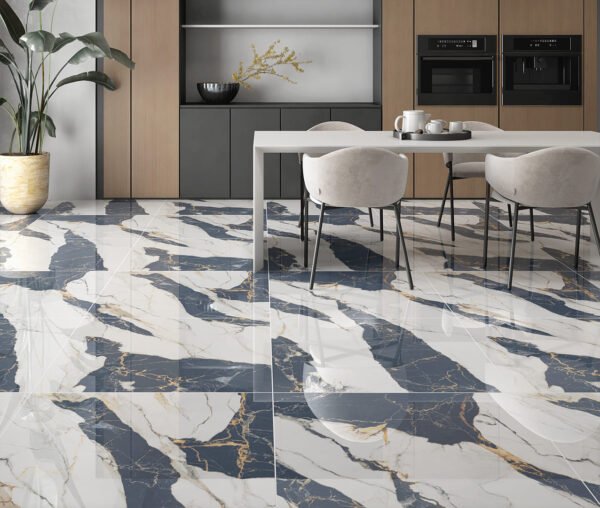 PISO CERAMICA FORMIGRES PO 81X81 DOMINIQUE AZ CX COM 1,97 METROS - Imagem 4