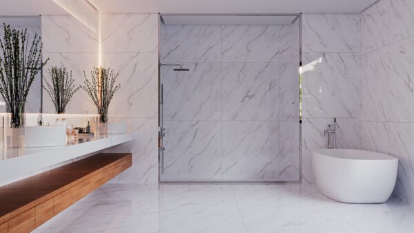 PISO CERAMICO EMBRAMACO AC 101X101 MONT BLANC SATINY ULTRA RT101005 CX COM 2,04 METROS - Imagem 4