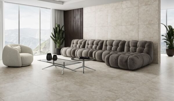 PISO PORCELANATO GAUDI AC 81X81 VERTIGO CAMEL CX COM 2,64 METROS - Imagem 3