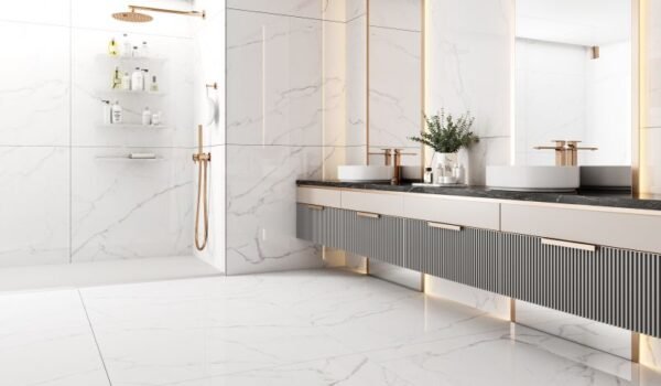PISO PORCELANATO GAUDI PO 119X119 CALACATA LIGHT CX COM 2,83 METROS - Imagem 4