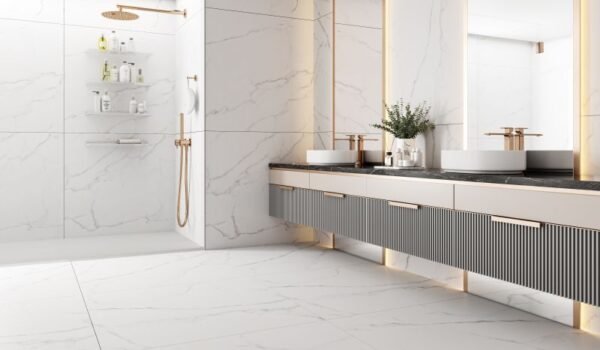 PISO PORCELANATO GAUDI AC 120X120 CALACATA LIGHT CX COM 2,86 METROS - Imagem 4