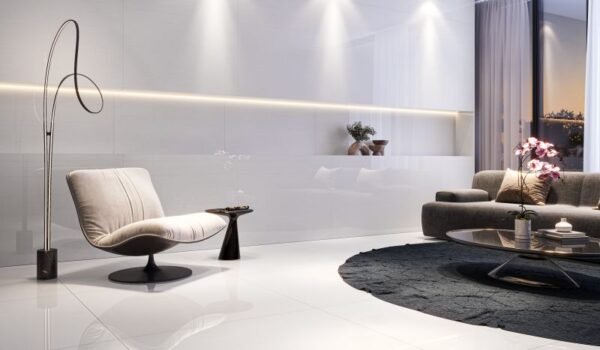 PISO PORCELANATO GAUDI PO 119X119 ELON LIGHT CX COM 2,83 METROS - Imagem 4