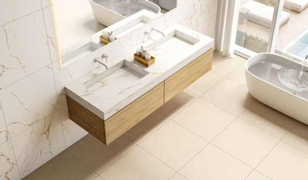 PISO PORCELANATO GAUDI AC 81X81 BROADWAY NUDE CX COM 2,64 METROS - Imagem 3