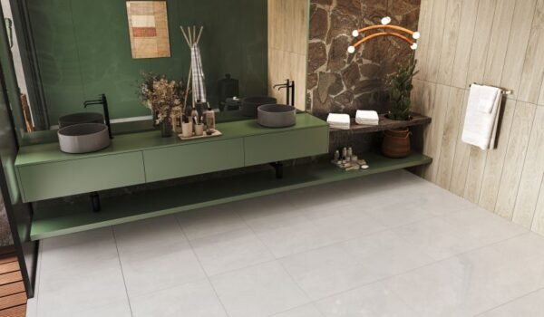 PISO PORCELANATO GAUDI AC 20X120 NUBE MARFIM CX COM 1,92 METROS - Imagem 3