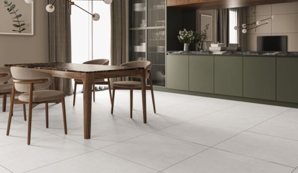 PISO PORCELANATO GAUDI AC 81X81 MOOCA OFF WHITE CX COM 2,64 METROS - Imagem 3