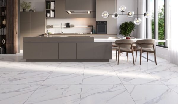 PISO PORCELANATO GAUDI AC 81X81 CARRARA DREAM CX COM 2,64 METROS - Imagem 3