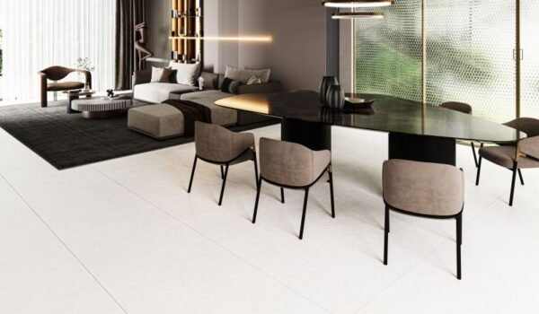 PISO PORCELANATO GAUDI AC 81X81 REALE OFF WHITE CX COM 2,64 METROS - Imagem 3