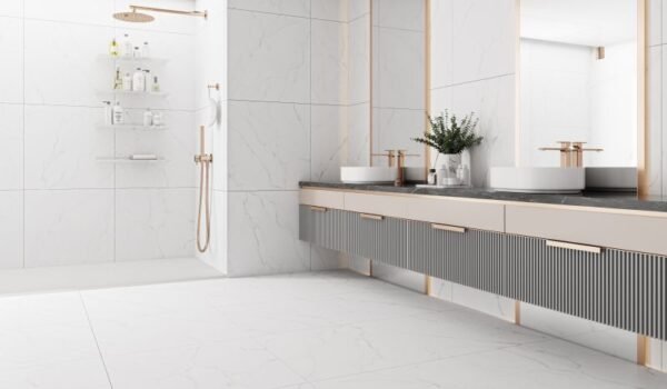 PISO PORCELANATO GAUDI AC 81X81 CALACATA LIGHT CX COM 2,64 METROS - Imagem 3