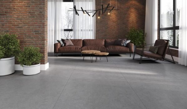 PISO PORCELANATO GAUDI AC 120X120 BROADWAY DARK GREY CX COM 2,86 METROS - Imagem 3