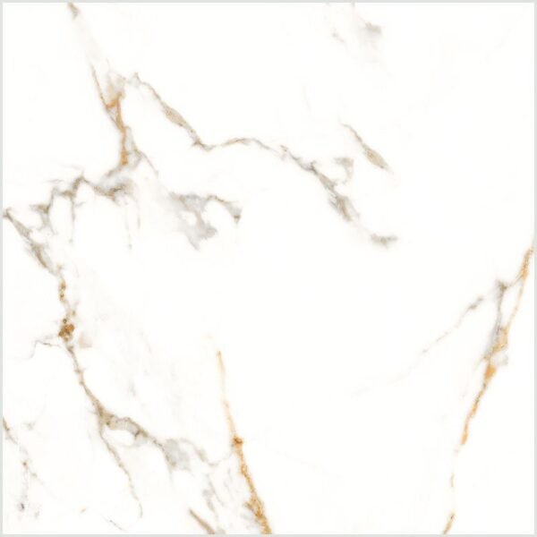 PISO PORCELANATO GAUDI PO 80X80 CALACATA ORO CX COM 2,57 METROS - Imagem 2