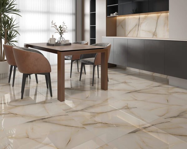 PISO CERAMICA FORMIGRES PO 81X81 GOLDEN ORO CX COM 1,97 METROS - Imagem 4
