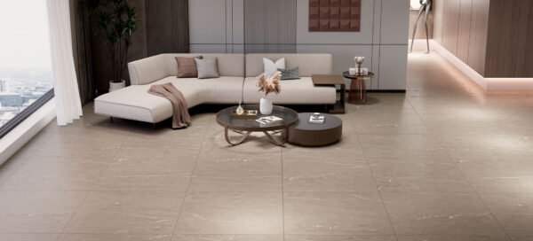PISO PORCELANATO DELTA NOVA AC 90X90 ARMANI TAUPE CX COM 2,43 METROS - Imagem 4