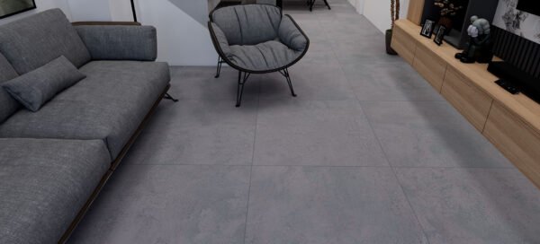 PISO PORCELANATO DELTA NOVA AC 90X90 MONIER GRIGIO CX COM 2,43 METROS - Imagem 4