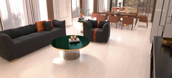 PISO PORCELANATO DELTA NOVA AC 90X120 ROMANO AVENA  3,24 METROS - Imagem 3