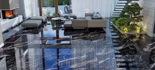 PISO PORCELANATO DELTA NOVA PO 90X180 QUARZO DARK CX COM 3,24 METROS - Imagem 4