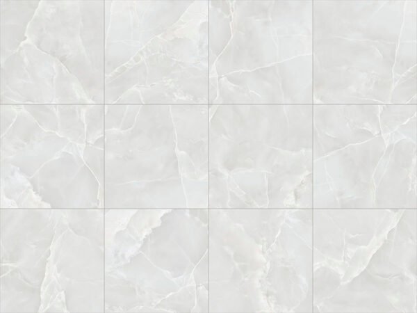 PISO PORCELANATO DELTA NOVA PO 90X90 ONYX BLANC CX COM 2,43 METROS - Imagem 3