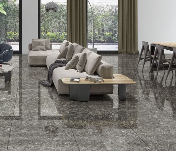 PISO CERAMICA FORMIGRES PO 66X66 JAGUAR BLACK CX COM 2,18 METROS - Imagem 4